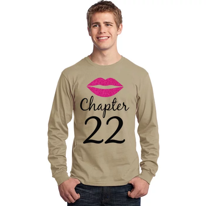 Women 22nd Birthday Gift Chapter 22 Years Old 22th Bday Tall Long Sleeve T-Shirt