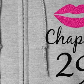 Women 29th Birthday Gift Chapter 29 Years Old 29th Bday Full Zip Hoodie