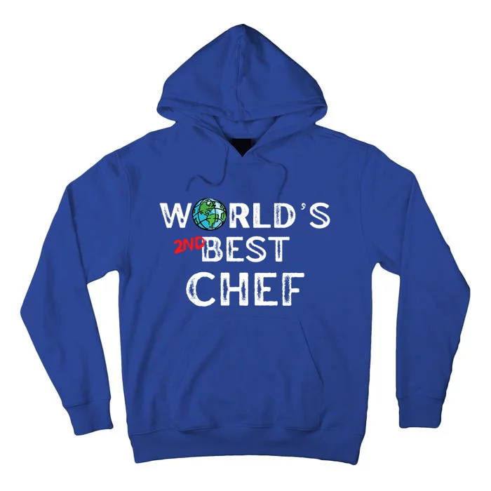 Worlds 2ndbest Chef Funny Chef Cool Gift Tall Hoodie