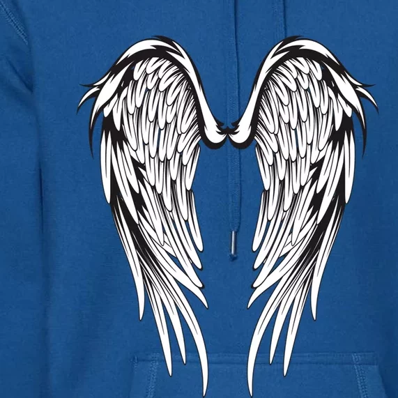 Wings #2 On The Back Side Angel Gift Premium Hoodie