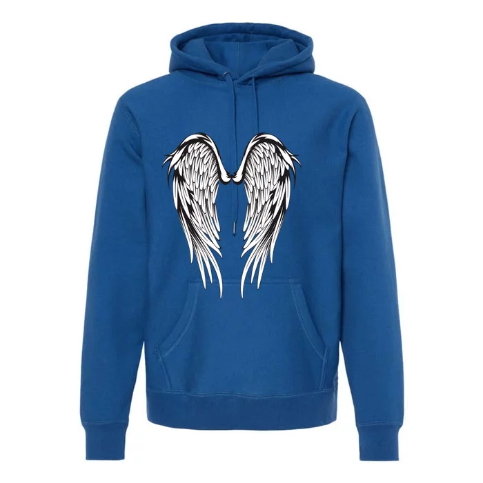 Wings #2 On The Back Side Angel Gift Premium Hoodie