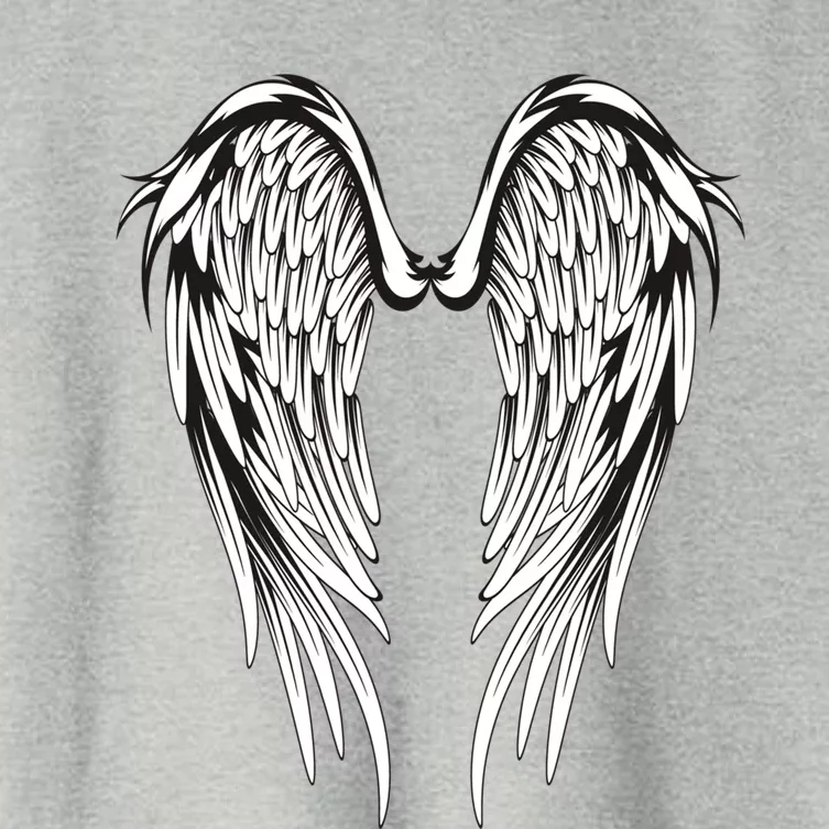 Wings #2 On The Back Side Angel Gift Women's Crop Top Tee