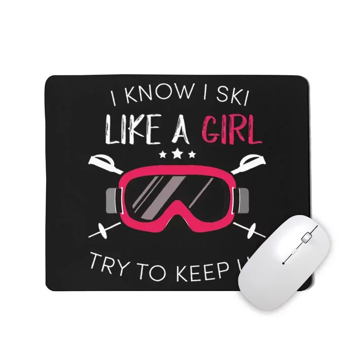 Winter 2018 Skiing Ski Sport Gift Mousepad