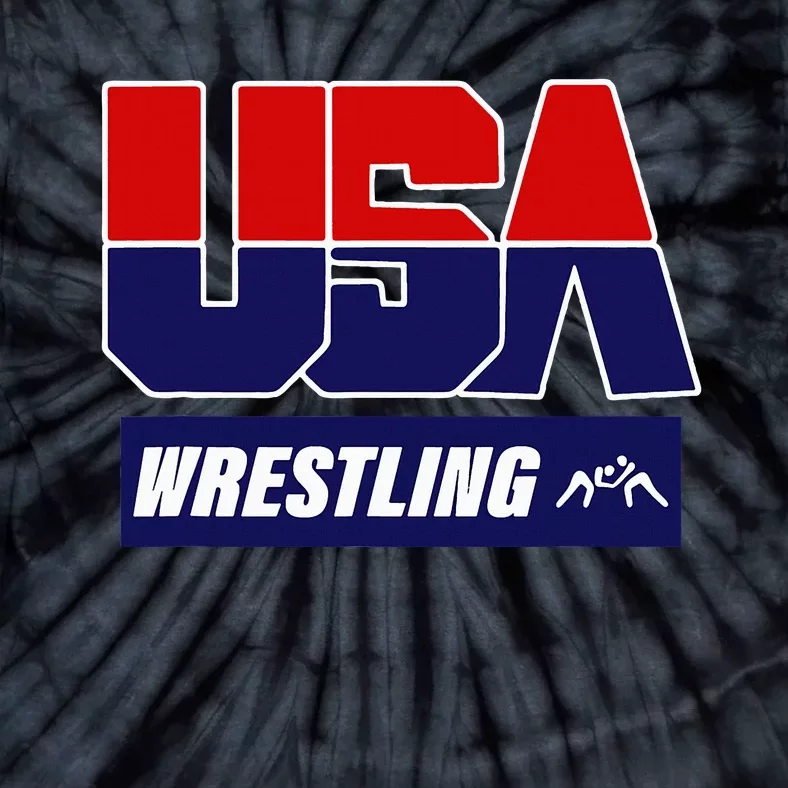 Wrestling 2024 Usa Team Tie-Dye T-Shirt