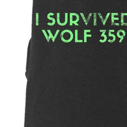 Wolf 359 Survived Funny Science Fiction Space Doggie 3-End Fleece Hoodie