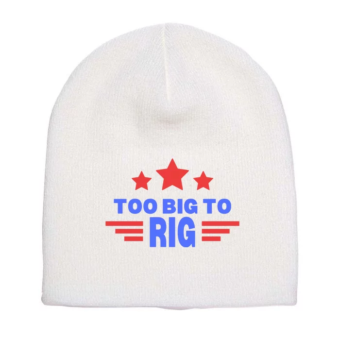 With 3 Stars Long Sleeve Short Acrylic Beanie