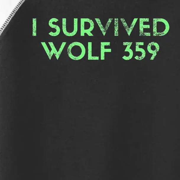 Wolf 359 Survived Funny Science Fiction Space Toddler Fine Jersey T-Shirt