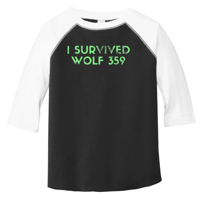 Wolf 359 Survived Funny Science Fiction Space Toddler Fine Jersey T-Shirt