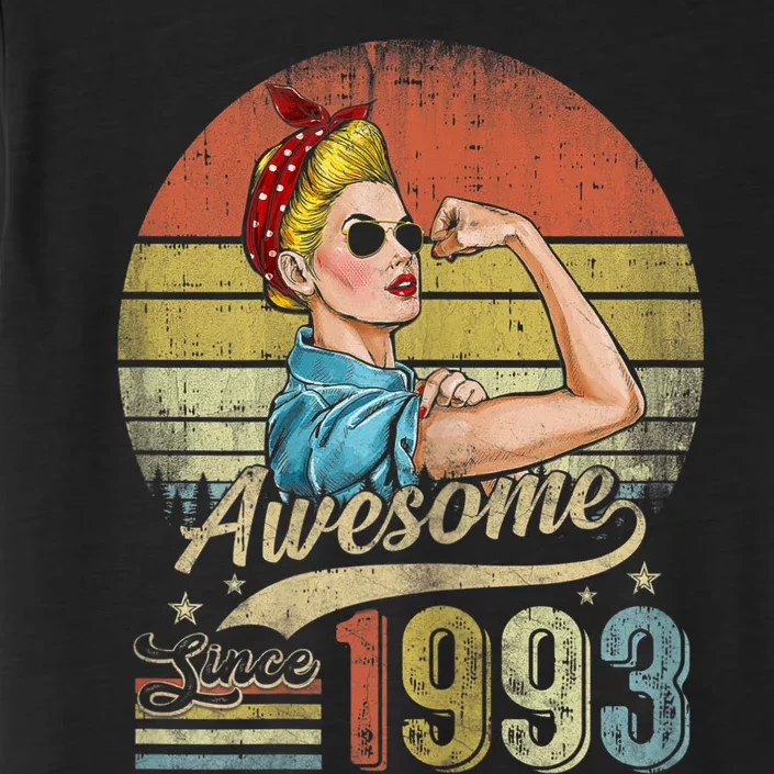 Wom.e.ns 30 Year Old Awesome Since 1993 30th Birthday Gifts Wom.e.n ChromaSoft Performance T-Shirt