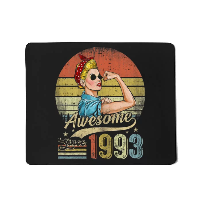 Wom.e.ns 30 Year Old Awesome Since 1993 30th Birthday Gifts Wom.e.n Mousepad