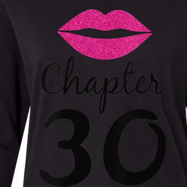 Womens 30 Years Old 30th Bday Gift Chapter 30 Funny Birthday Womens Cotton Relaxed Long Sleeve T-Shirt