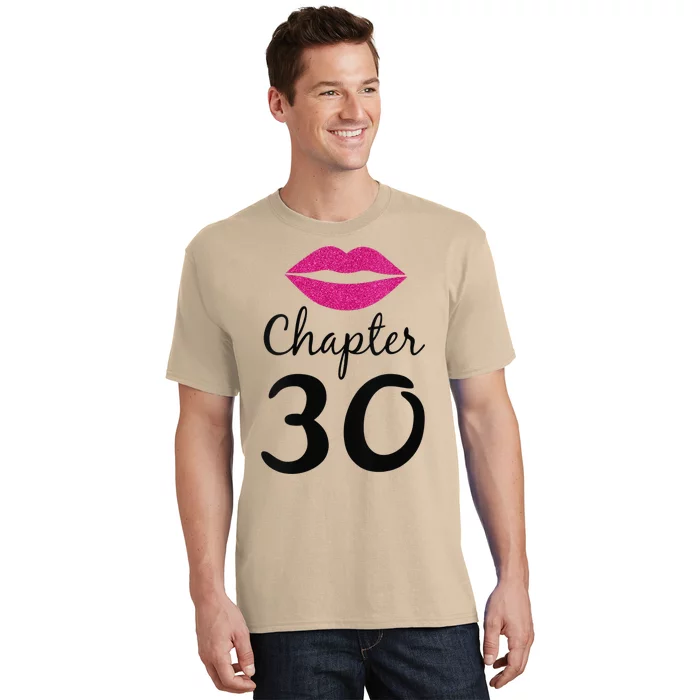 Womens 30 Years Old 30th Bday Gift Chapter 30 Funny Birthday T-Shirt