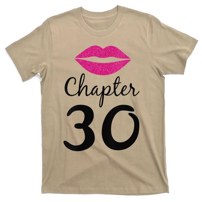 Womens 30 Years Old 30th Bday Gift Chapter 30 Funny Birthday T-Shirt