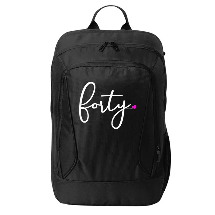 Wom.e.ns 40th Birthday Gift Ideas for Her Wom.e.n  Party Forty City Backpack