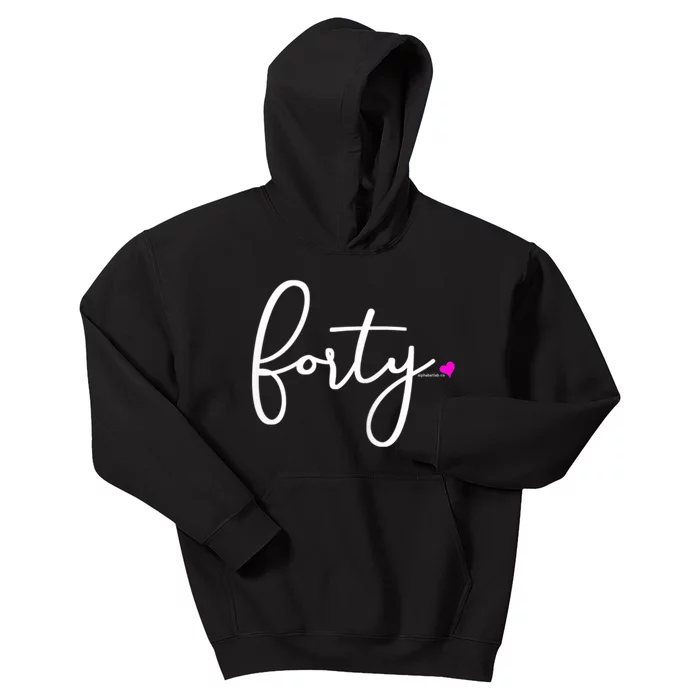 Wom.e.ns 40th Birthday Gift Ideas for Her Wom.e.n  Party Forty Kids Hoodie