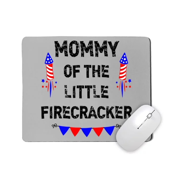 Wos 4th Of July Mom Mommy Of The Little Firecracker Gift Mousepad