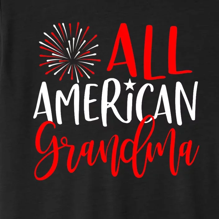 Wo 4th of July Family Matchings All American Grandma ChromaSoft Performance T-Shirt