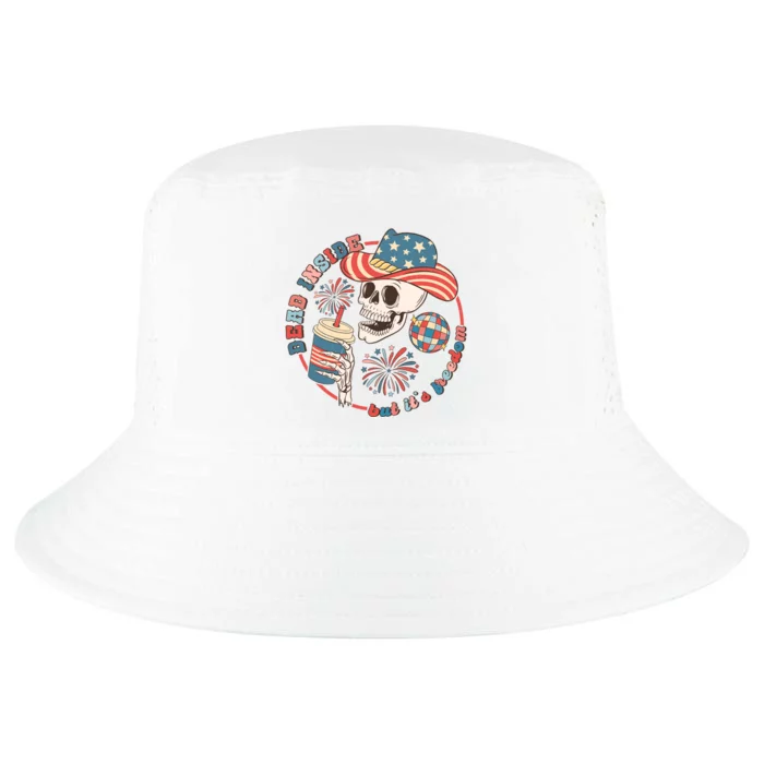 Western 4th Of July Funny Dead Inside But Its Freedom Gift Cool Comfort Performance Bucket Hat