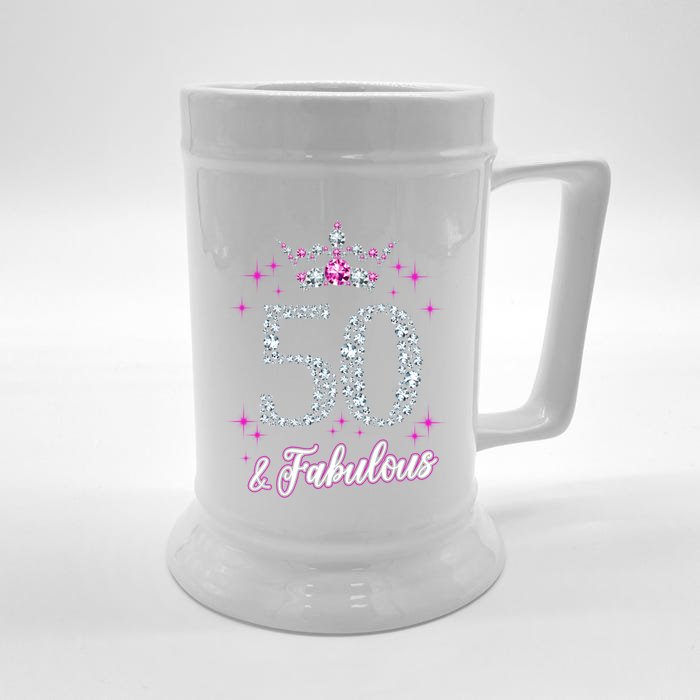 Wo 50 And Fabulous 1969 50th Birthday Gift Tee Gift Front & Back Beer Stein