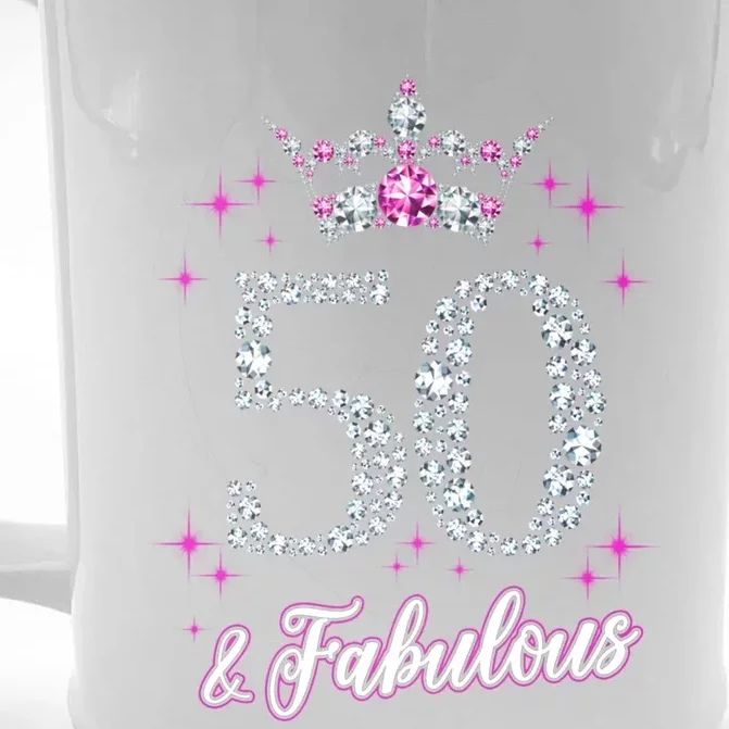 Wo 50 And Fabulous 1969 50th Birthday Gift Tee Gift Front & Back Beer Stein