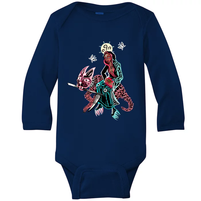 Warrior 55 Baby Long Sleeve Bodysuit