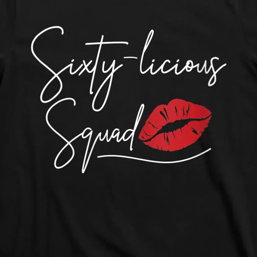 WoM.e.ns 60th Birthday, Sixty-licious Squad V-Neck T-Shirt