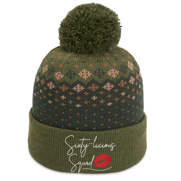 Wo 60th Birthday, Sixty-licious Squad The Baniff Cuffed Pom Beanie