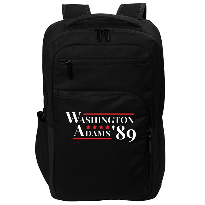 Washington Adams 1789 American Presidents Day US History Impact Tech Backpack