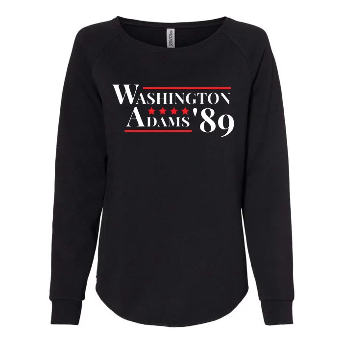 Washington Adams 1789 American Presidents Day US History Womens California Wash Sweatshirt