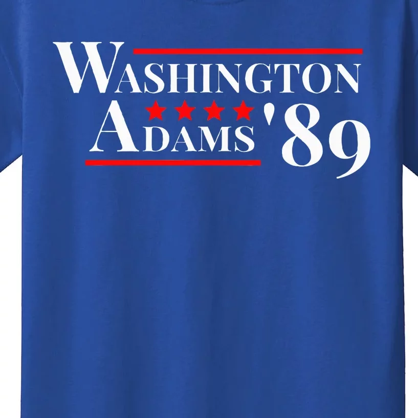 Washington Adams 1789 American Presidents Day Us History Kids T-Shirt