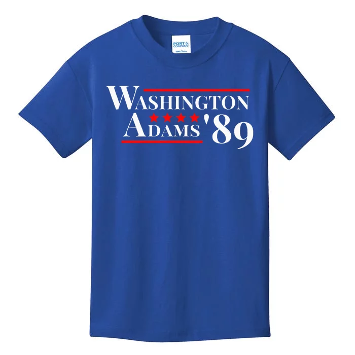 Washington Adams 1789 American Presidents Day Us History Kids T-Shirt