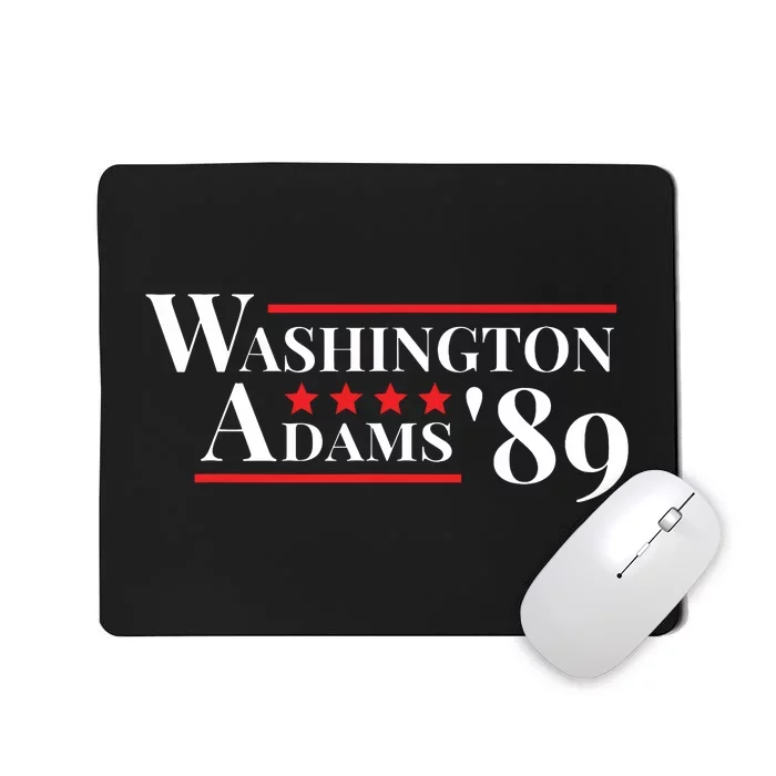 Washington Adams 1789 American Presidents Day Us History Mousepad