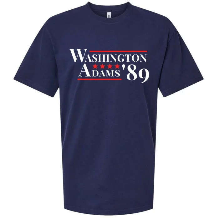 Washington Adams 1789 American Presidents Day Us History Sueded Cloud Jersey T-Shirt