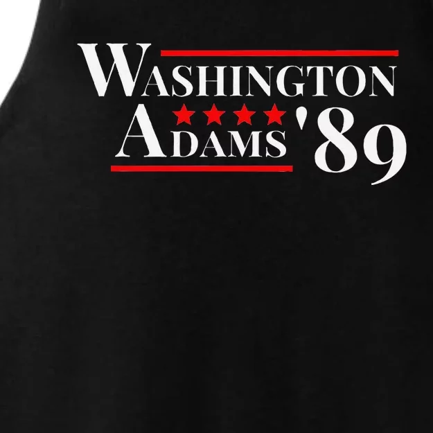 Washington Adams 1789 American Presidents Day Us History Ladies Tri-Blend Wicking Tank