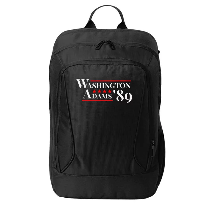 Washington Adams 1789 American Presidents Day Us History City Backpack