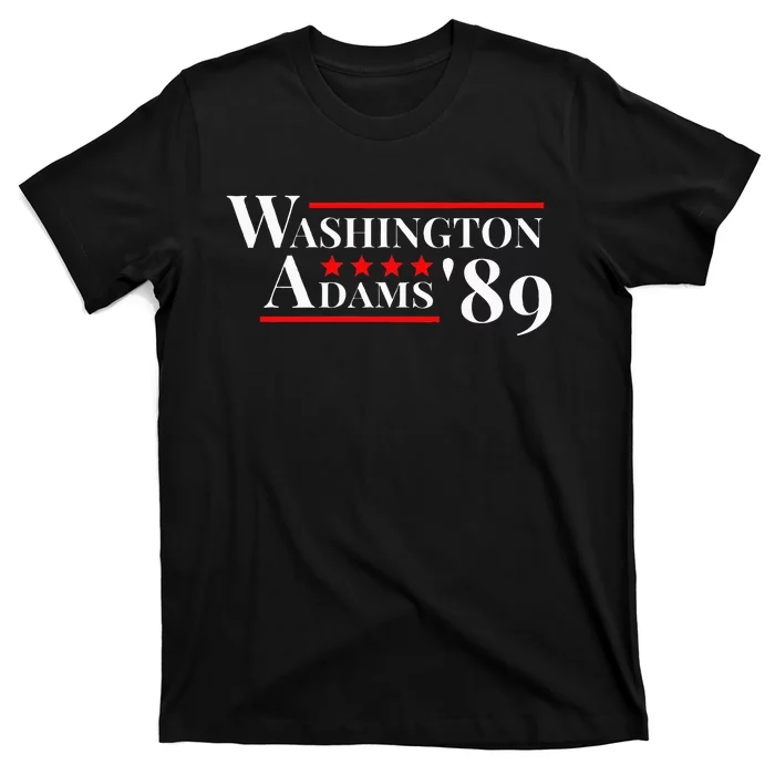 Washington Adams 1789 American Presidents Day Us History T-Shirt