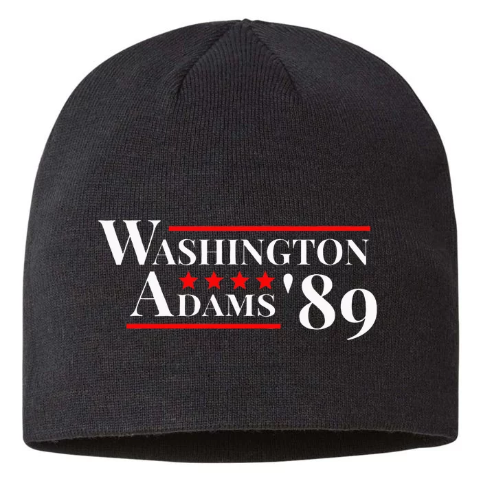 Washington Adams 1789 American Presidents Day Us History 8 1/2in Sustainable Knit Beanie