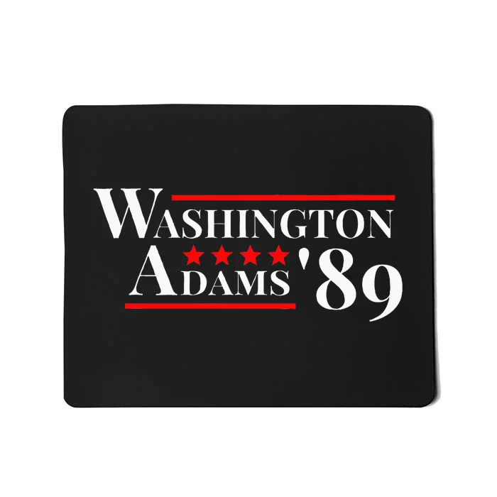 Washington Adams 1789 American Presidents Day Us History Mousepad