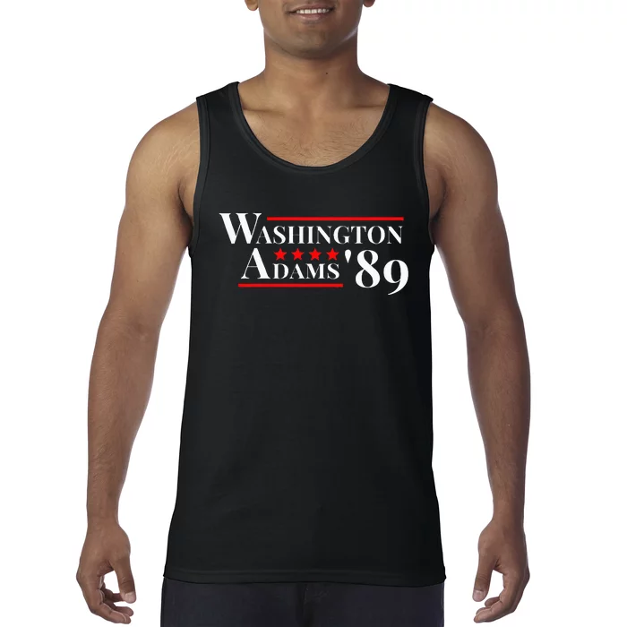 Washington Adams 1789 American Presidents Day Us History Tank Top