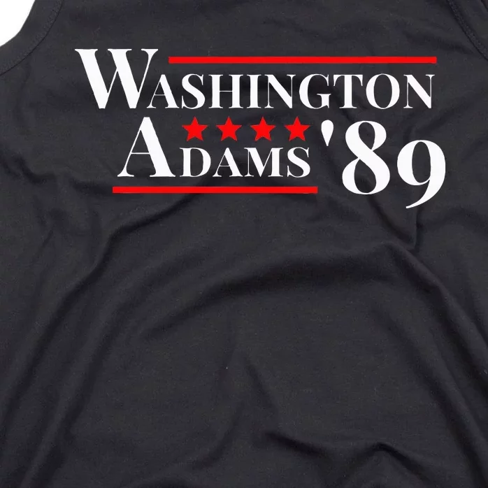 Washington Adams 1789 American Presidents Day Us History Tank Top