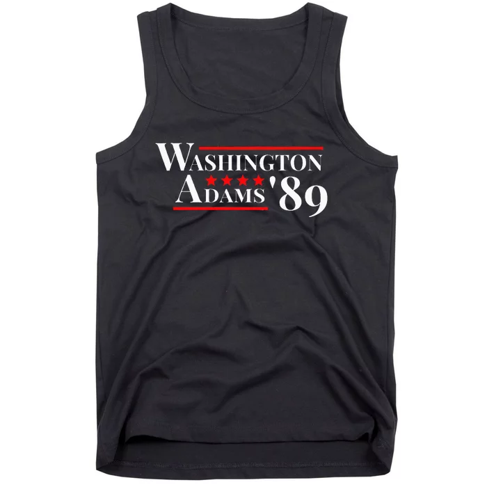 Washington Adams 1789 American Presidents Day Us History Tank Top