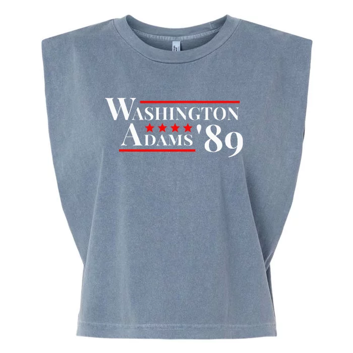 Washington Adams 1789 American Presidents Day Us History Garment-Dyed Women's Muscle Tee