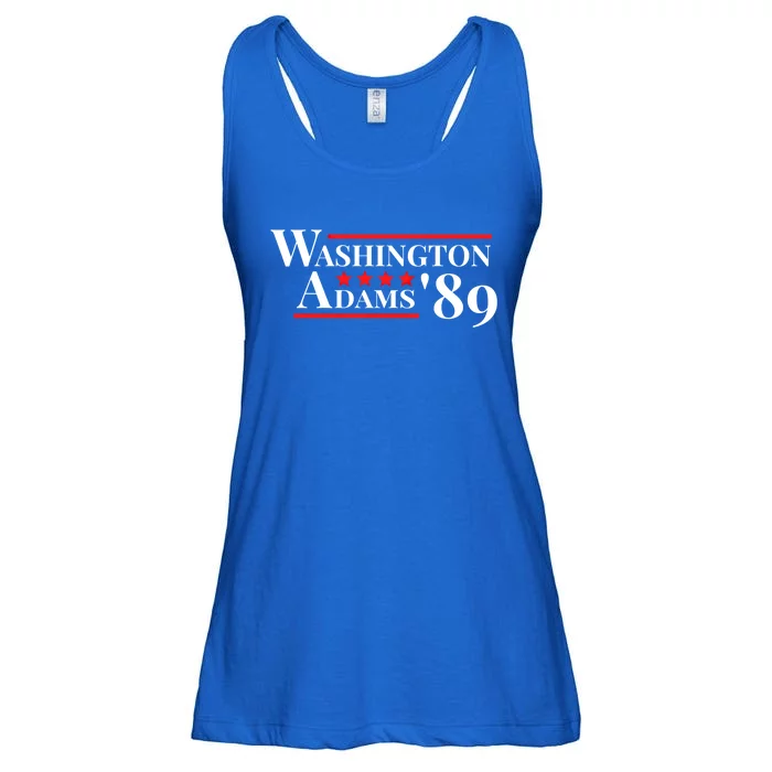 Washington Adams 1789 American Presidents Day Us History Funny Gift Ladies Essential Flowy Tank