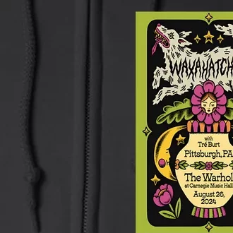 Waxahatchee August 26 2024 Carnegie Music Hall Pittsburgh Pa Poster Full Zip Hoodie