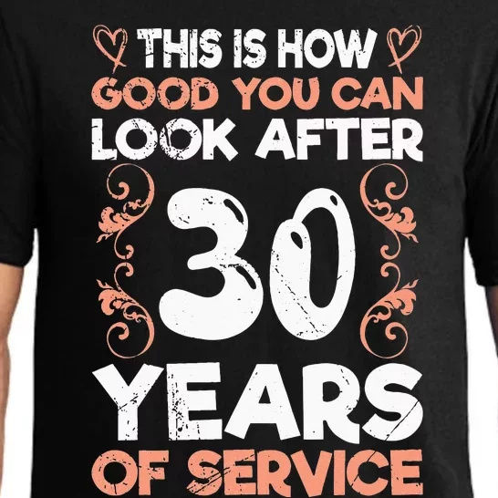 Work anniversary 30 years Company anniversary 30 Pajama Set