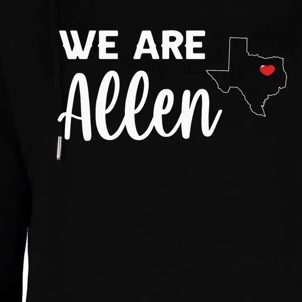 We Are Allen Womens Funnel Neck Pullover Hood