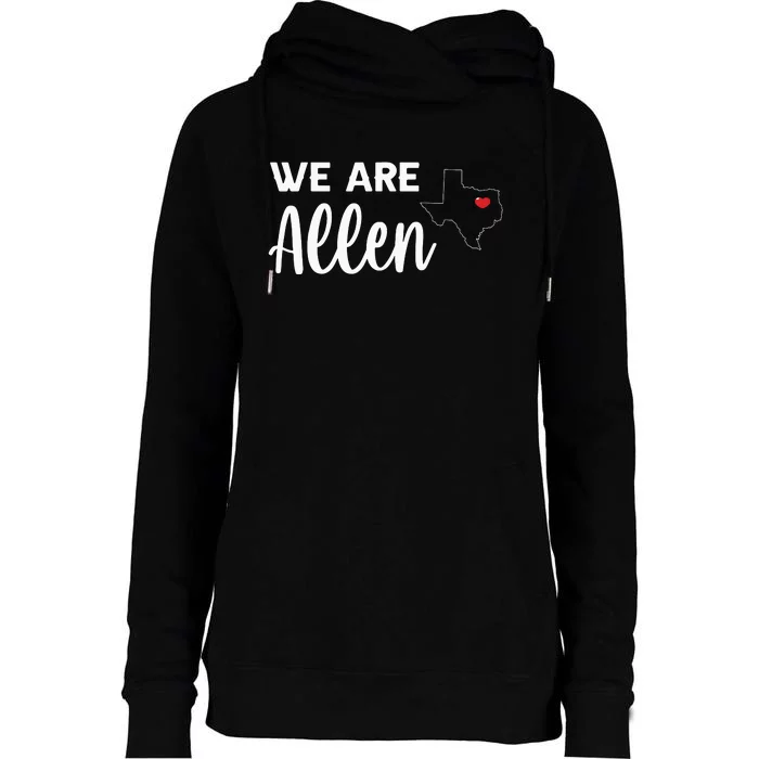 We Are Allen Womens Funnel Neck Pullover Hood