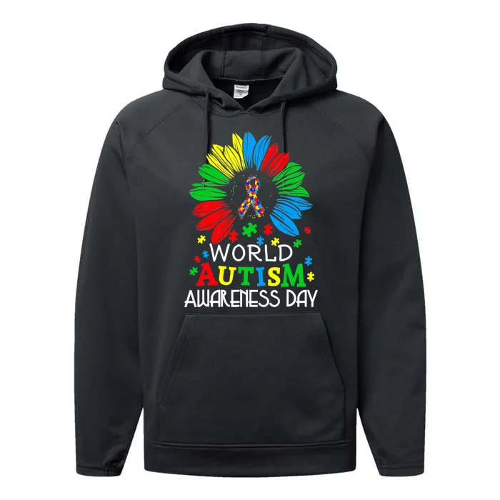 World Autism Awareness Day Gifts Performance Fleece Hoodie