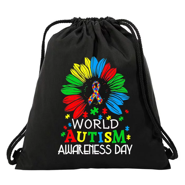 World Autism Awareness Day Gifts Drawstring Bag