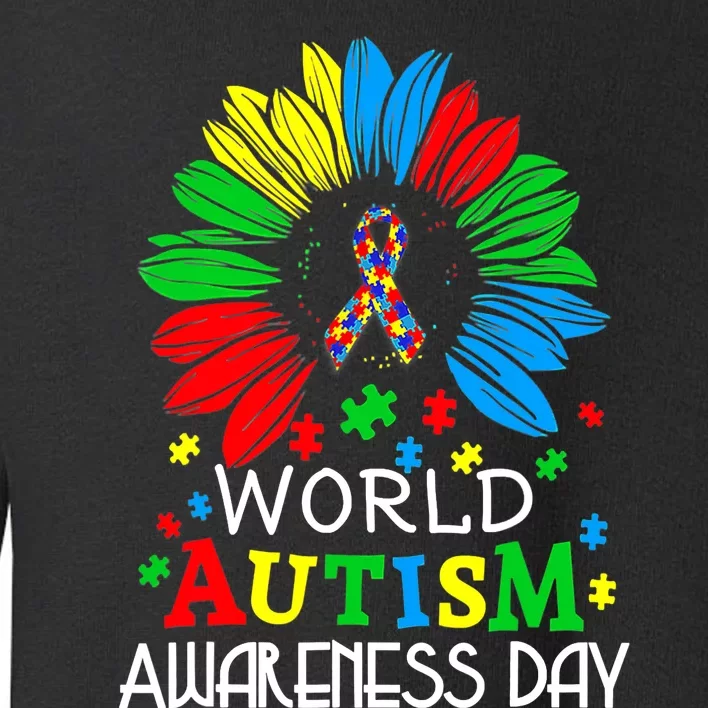 World Autism Awareness Day Gifts Toddler Sweatshirt